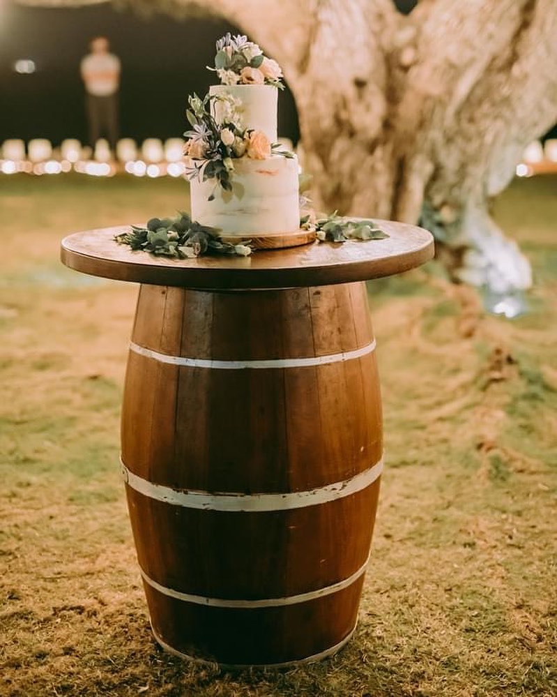 Barrel Cocktail Table